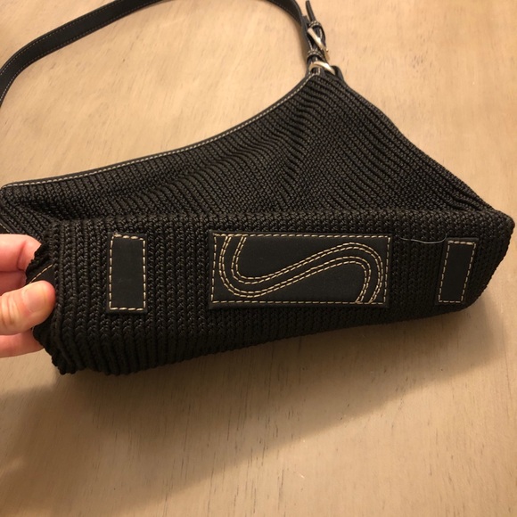 The Sak Black Knit Shoulder Bag - Picture 4 of 13